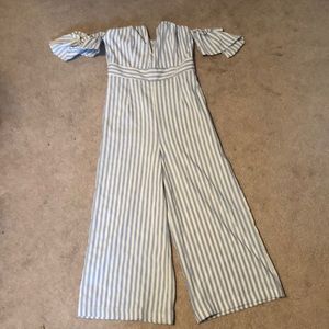 Stripped romper